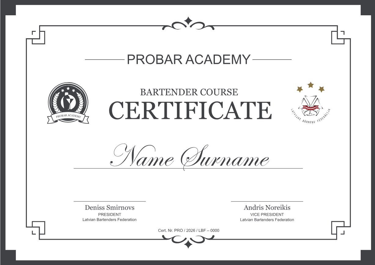 Certificate 1