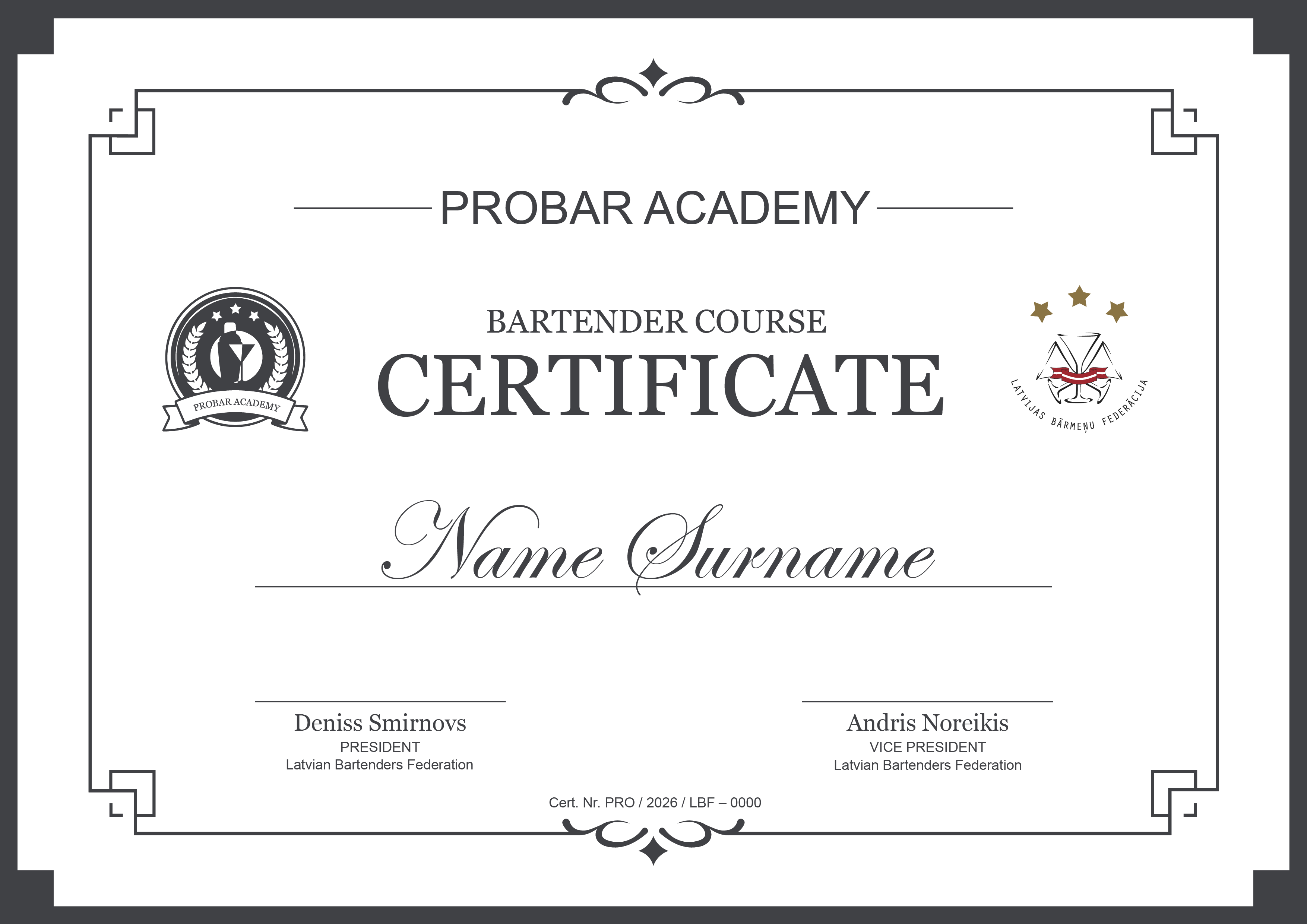 Certificate 3