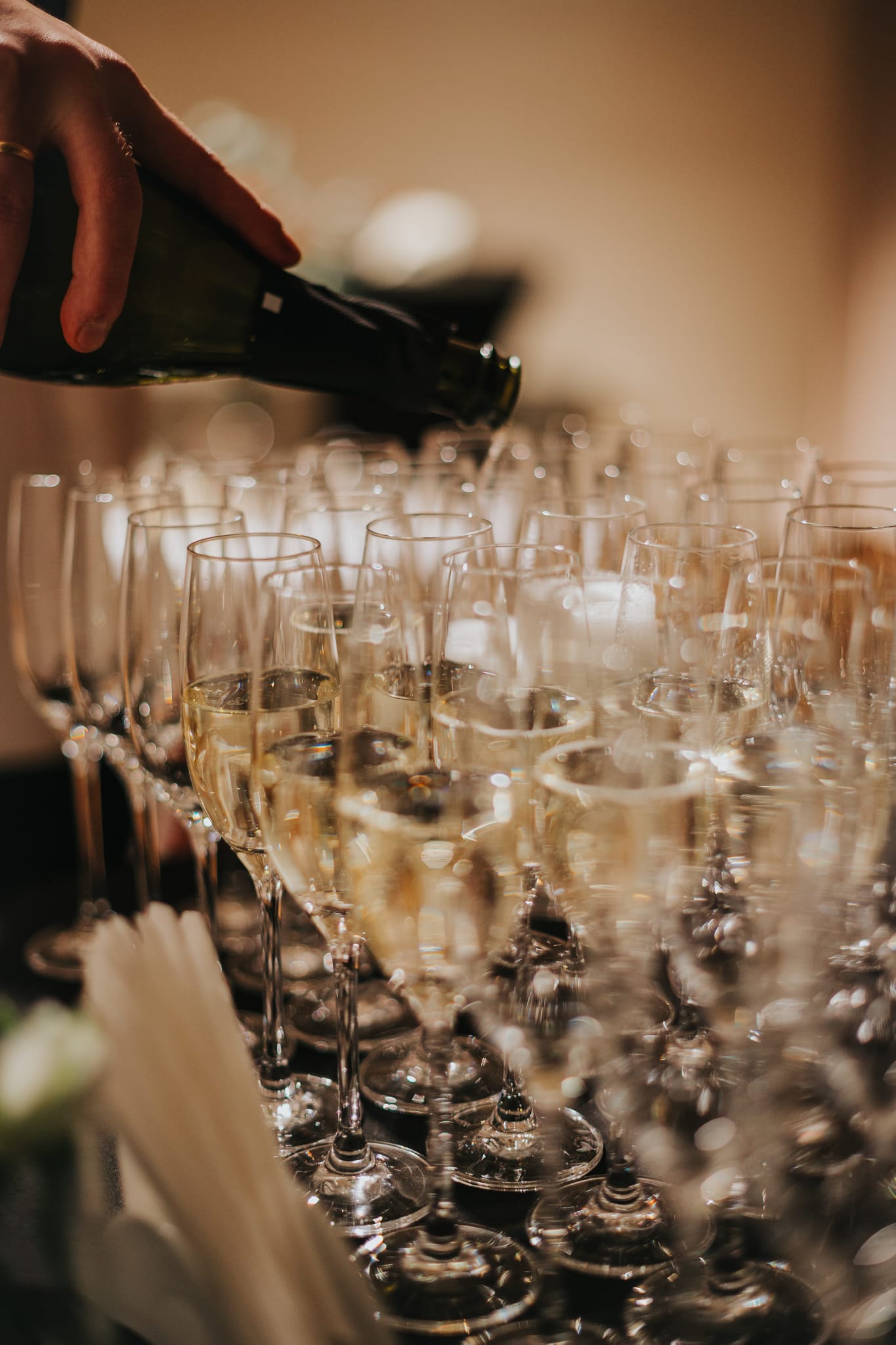 Champagne glasses